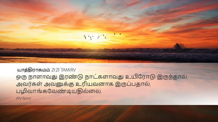 யாத்திராகமம் 21:21 TAMIRV Bible Verse Image