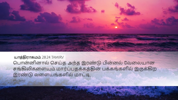யாத்திராகமம் 28:24 TAMIRV Bible Verse Image