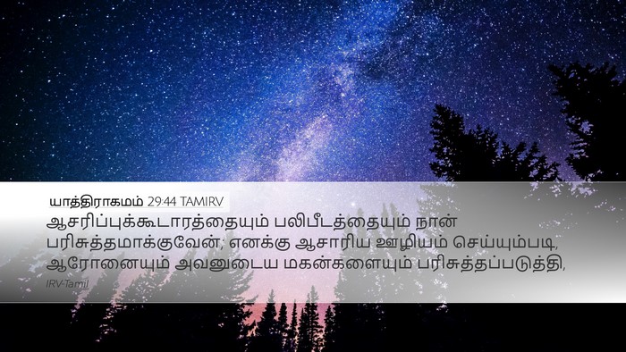 யாத்திராகமம் 29:44 TAMIRV Bible Verse Image