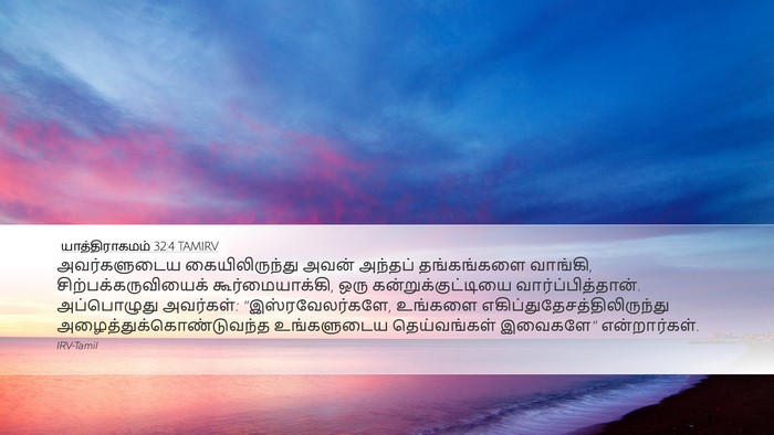 யாத்திராகமம் 32:4 TAMIRV Bible Verse Image