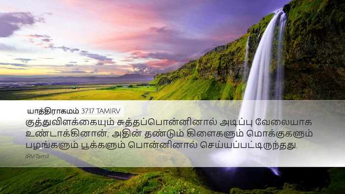யாத்திராகமம் 37:17 TAMIRV Bible Verse Image