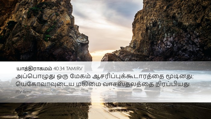 யாத்திராகமம் 40:34 TAMIRV Bible Verse Image