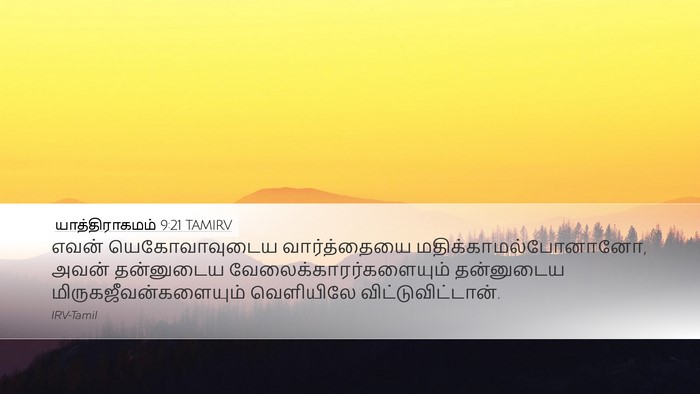 யாத்திராகமம் 9:21 TAMIRV Bible Verse Image