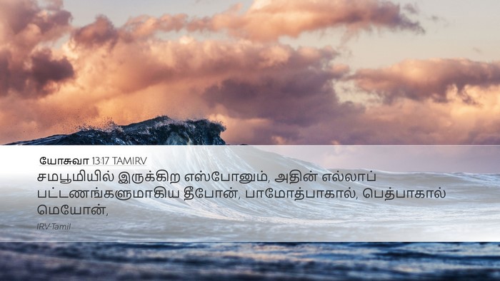 யோசுவா 13:17 TAMIRV Bible Verse Image