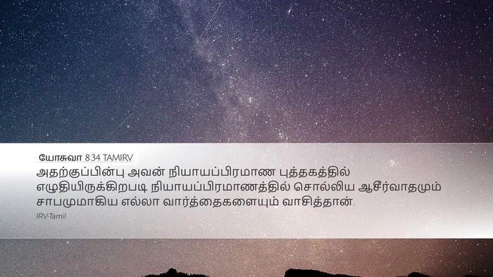 யோசுவா 8:34 TAMIRV Bible Verse Image