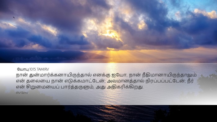 யோபு 10:15 TAMIRV Bible Verse Image