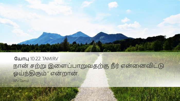யோபு 10:22 TAMIRV Bible Verse Image