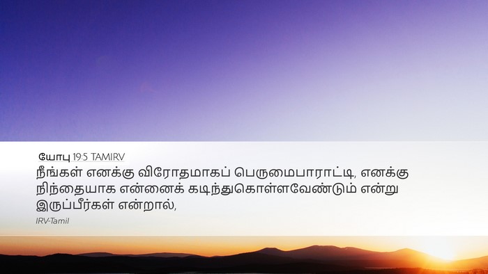 யோபு 19:5 TAMIRV Bible Verse Image