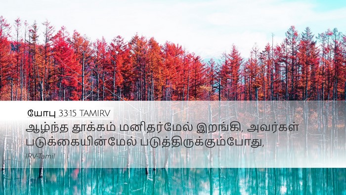 யோபு 33:15 TAMIRV Bible Verse Image