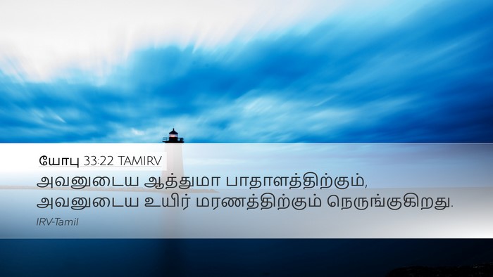 யோபு 33:22 TAMIRV Bible Verse Image
