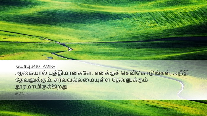 யோபு 34:10 TAMIRV Bible Verse Image