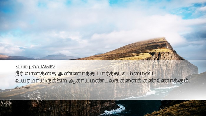 யோபு 35:5 TAMIRV Bible Verse Image