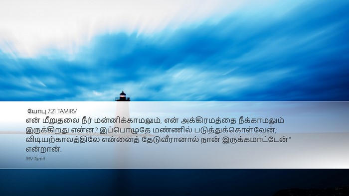 யோபு 7:21 TAMIRV Bible Verse Image