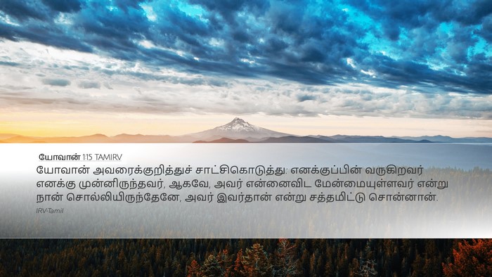 யோவான் 1:15 TAMIRV Bible Verse Image