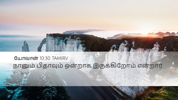 யோவான் 10:30 TAMIRV Bible Verse Image
