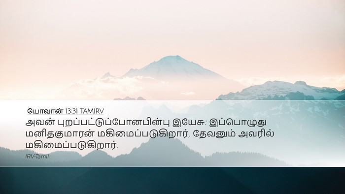 யோவான் 13:31 TAMIRV Bible Verse Image