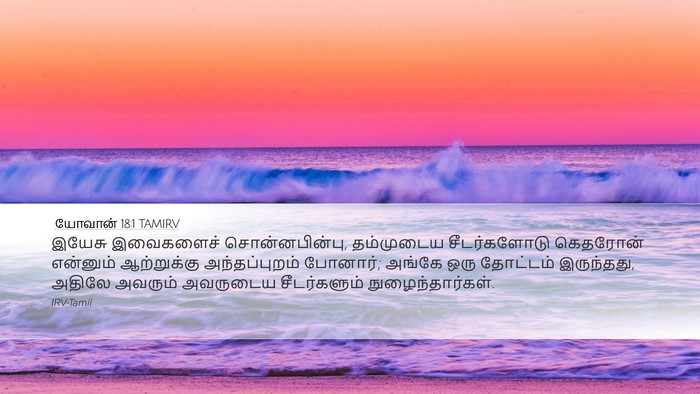 யோவான் 18:1 TAMIRV Bible Verse Image