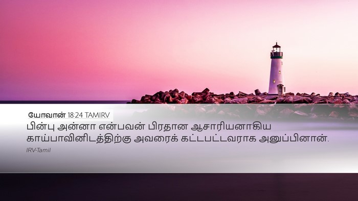 யோவான் 18:24 TAMIRV Bible Verse Image