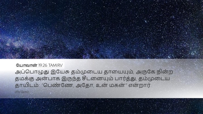யோவான் 19:26 TAMIRV Bible Verse Image