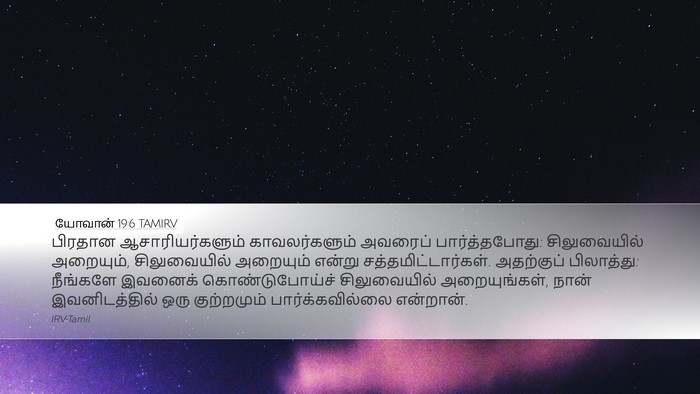 யோவான் 19:6 TAMIRV Bible Verse Image