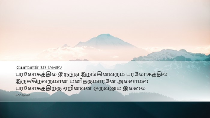 யோவான் 3:13 TAMIRV Bible Verse Image