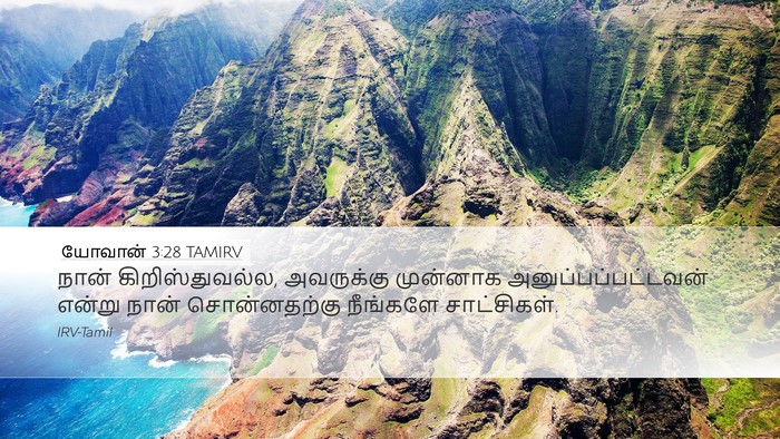 யோவான் 3:28 TAMIRV Bible Verse Image