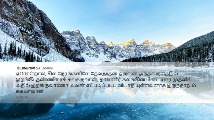 யோவான் 5:4 TAMIRV Desktop Wallpaper - ஏனென்றால், சில - Desktop Bible Verse Wallpaper
