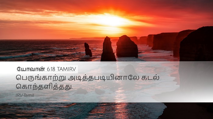 யோவான் 6:18 TAMIRV Bible Verse Image