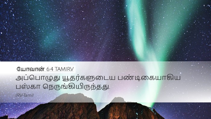 யோவான் 6:4 TAMIRV Bible Verse Image