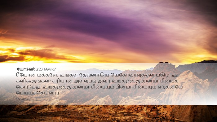 யோவேல் 2:23 TAMIRV Bible Verse Image