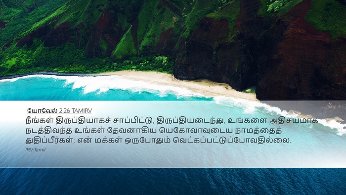 யோவேல் 2:26 TAMIRV Bible Verse Image