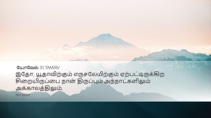 யோவேல் 3:1 TAMIRV Bible Verse Image
