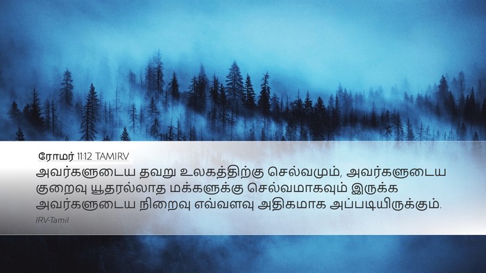 ரோமர் 11:12 TAMIRV Bible Verse Image
