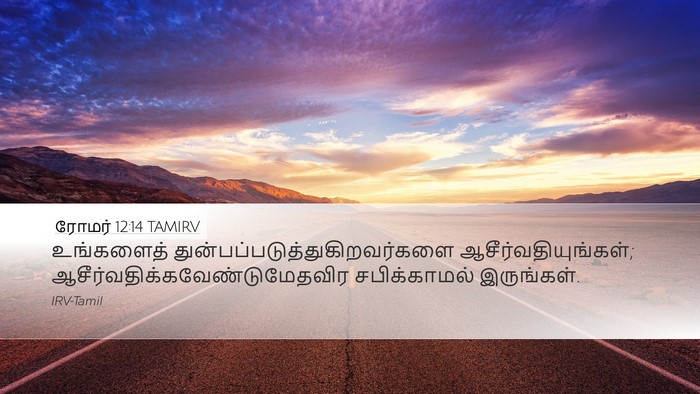 ரோமர் 12:14 TAMIRV Bible Verse Image