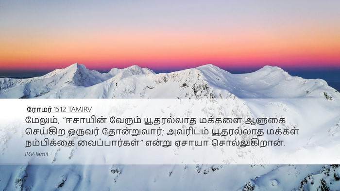 ரோமர் 15:12 TAMIRV Bible Verse Image
