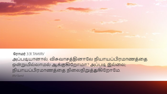 ரோமர் 3:31 TAMIRV Bible Verse Image