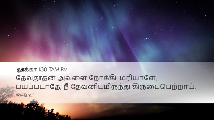லூக்கா 1:30 TAMIRV Bible Verse Image
