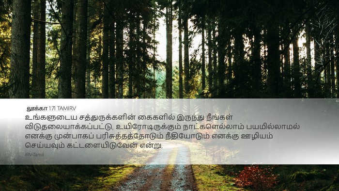 லூக்கா 1:71 TAMIRV Bible Verse Image