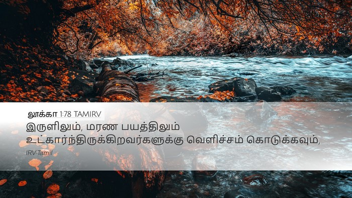 லூக்கா 1:78 TAMIRV Desktop Wallpaper - இருளிலும், மரண - Desktop Bible Verse Wallpaper