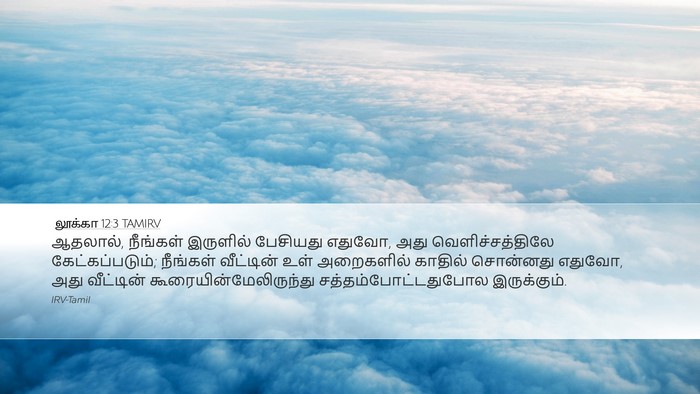 லூக்கா 12:3 TAMIRV Bible Verse Image