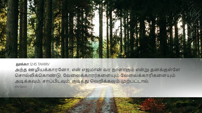 லூக்கா 12:45 TAMIRV Bible Verse Image