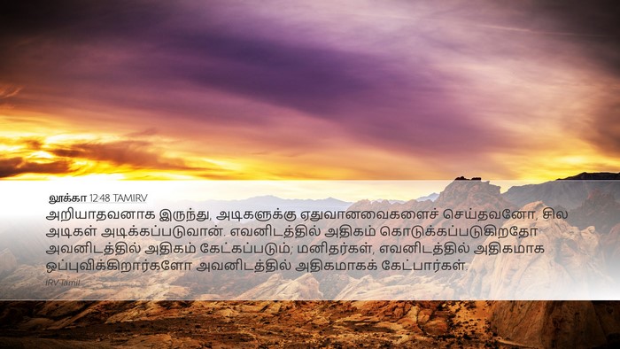 லூக்கா 12:48 TAMIRV Bible Verse Image