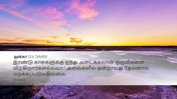 லூக்கா 12:6 TAMIRV Bible Verse Image