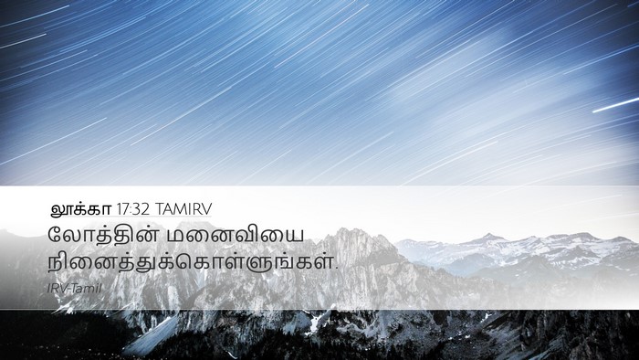 லூக்கா 17:32 TAMIRV Bible Verse Image