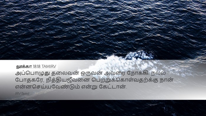 லூக்கா 18:18 TAMIRV Bible Verse Image
