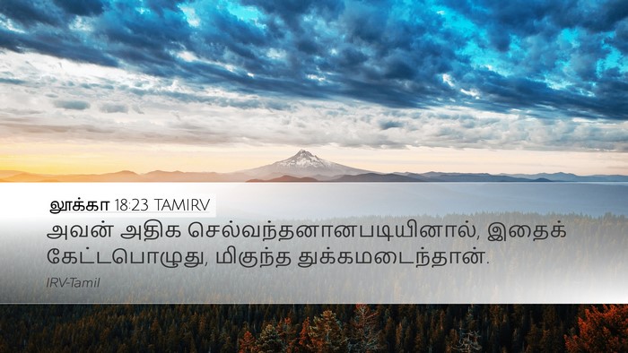 லூக்கா 18:23 TAMIRV Bible Verse Image
