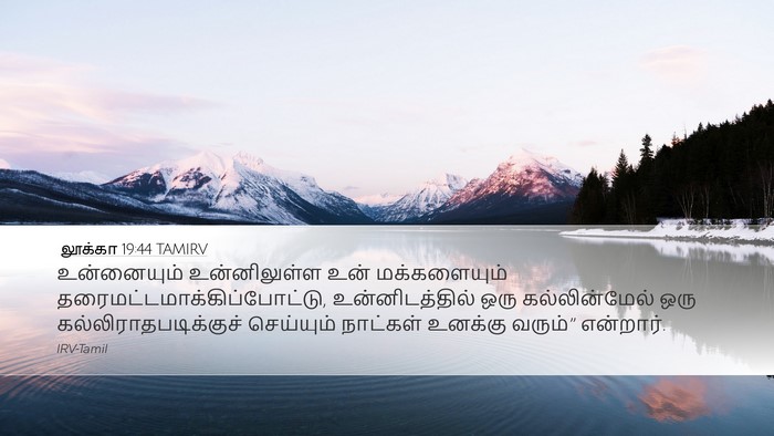 லூக்கா 19:44 TAMIRV Bible Verse Image