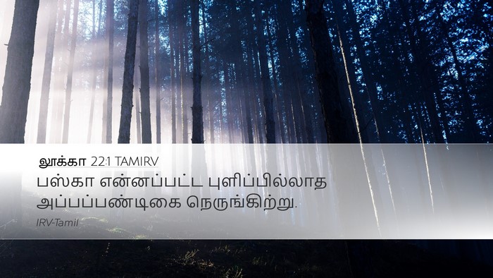 லூக்கா 22:1 TAMIRV Bible Verse Image
