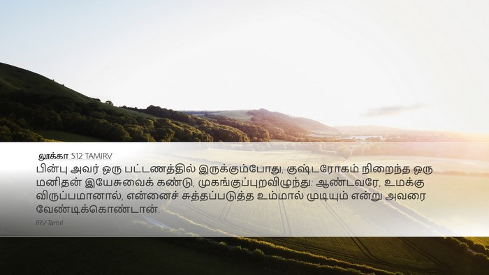 லூக்கா 5:12 TAMIRV Bible Verse Image