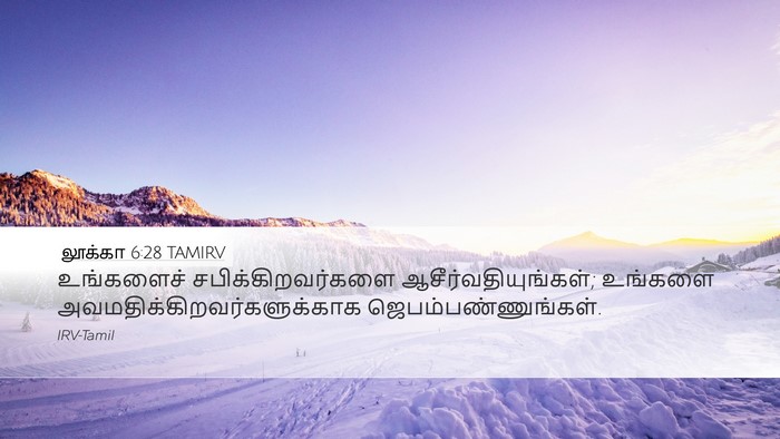 லூக்கா 6:28 TAMIRV Bible Verse Image